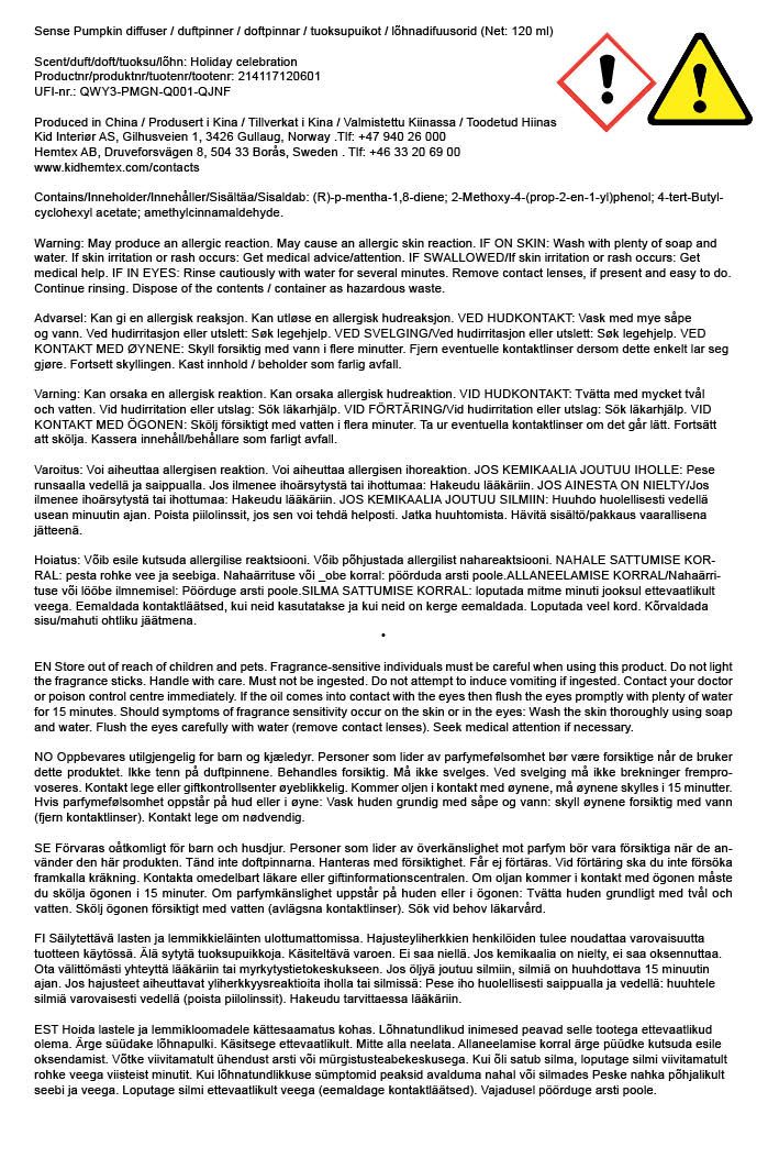 Huonetuoksu vaaleansininen - 2