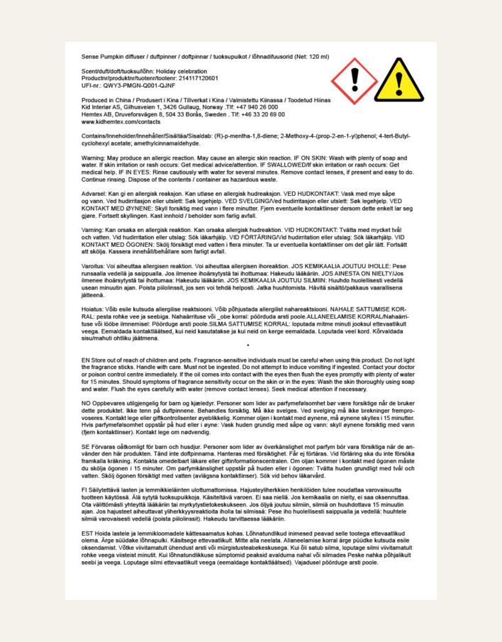 Huonetuoksu vaaleansininen - 2