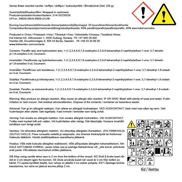 Tuoksukynttilä moniväri/sininen - 2