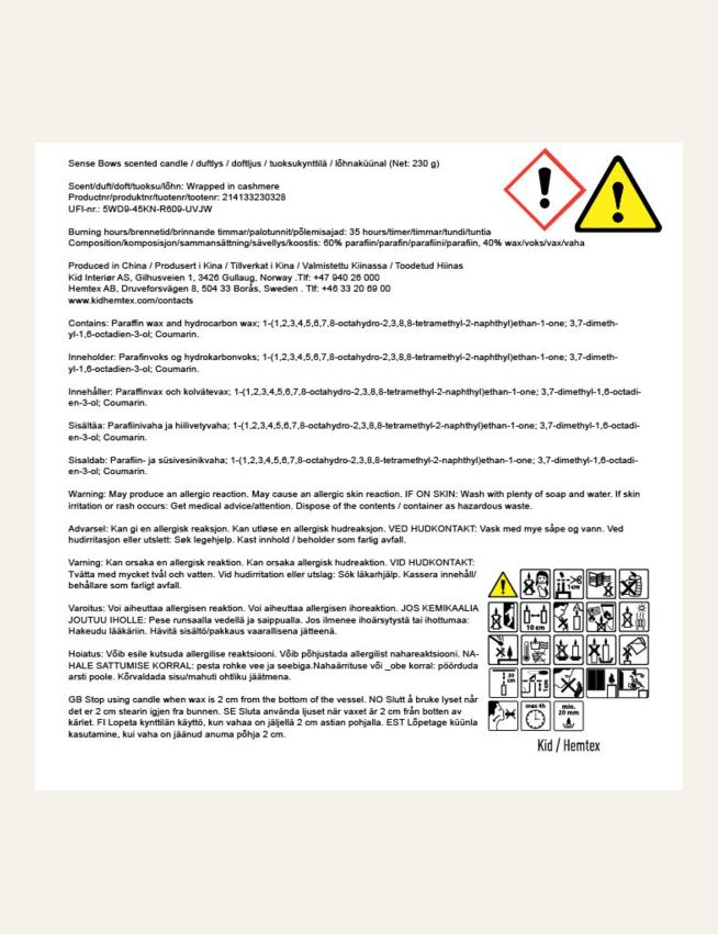 Tuoksukynttilä moniväri/sininen - 2