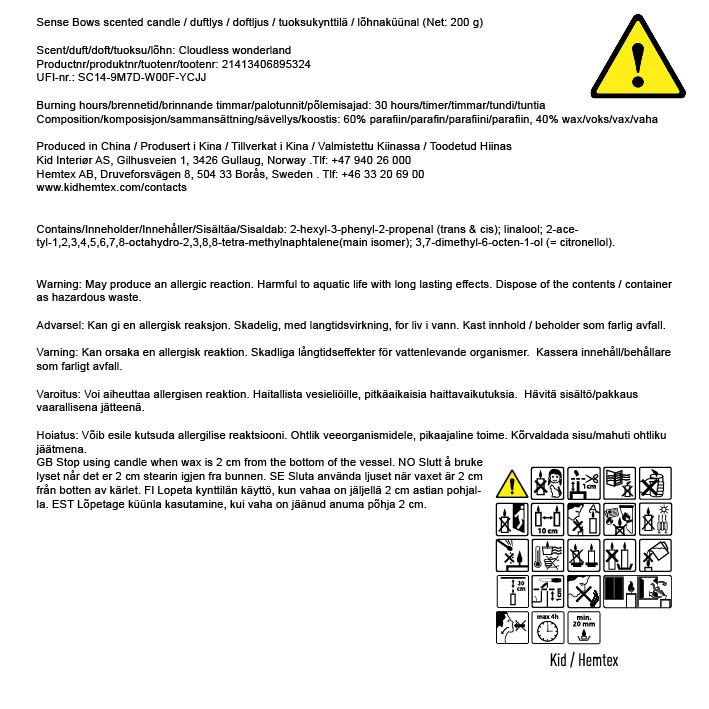 Tuoksukynttilä moniväri/vihreä - 3