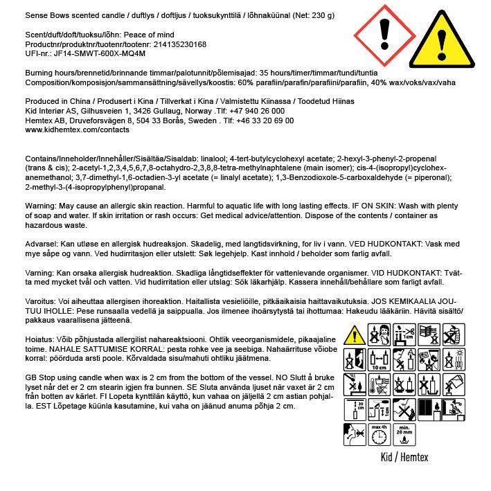 Tuoksukynttilä moniväri/ruskea - 3