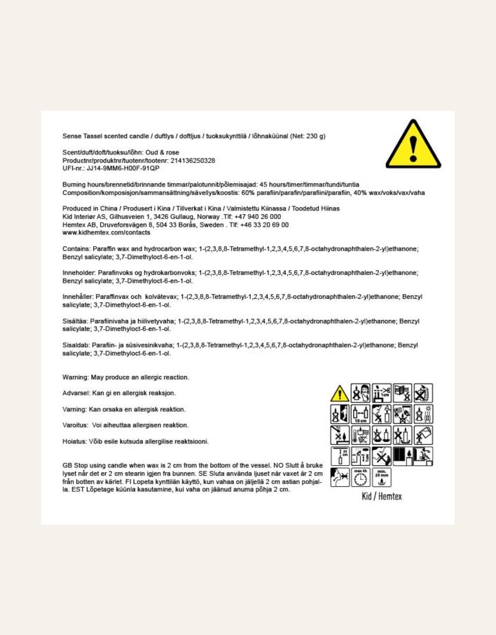 Tuoksukynttilä moniväri/sininen - 2