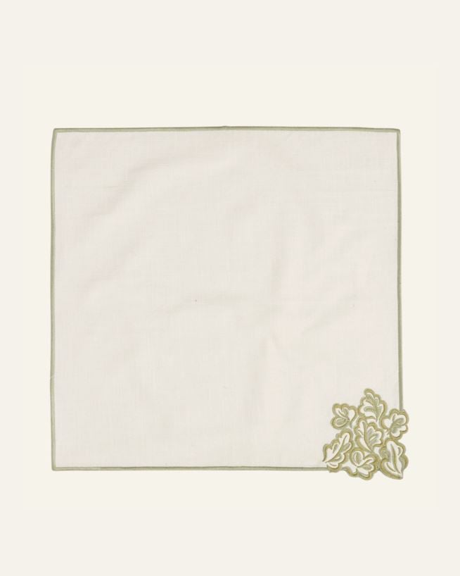 Lautasliina luonnonvalkoinen - 45x45 cm luonnonvalkoinen - 1