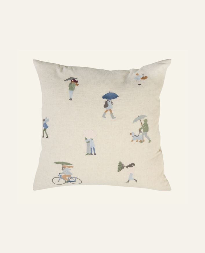 Koristetyynynpäällinen moniväri/sininen - 50x50 cm moniväri/sininen - 1