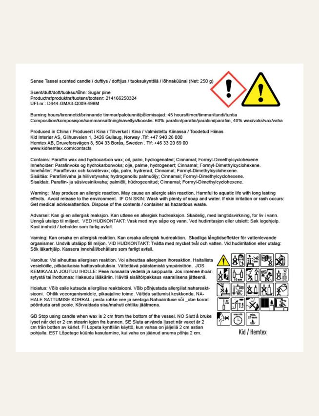 Tuoksukynttilä moniväri/vihreä - 2