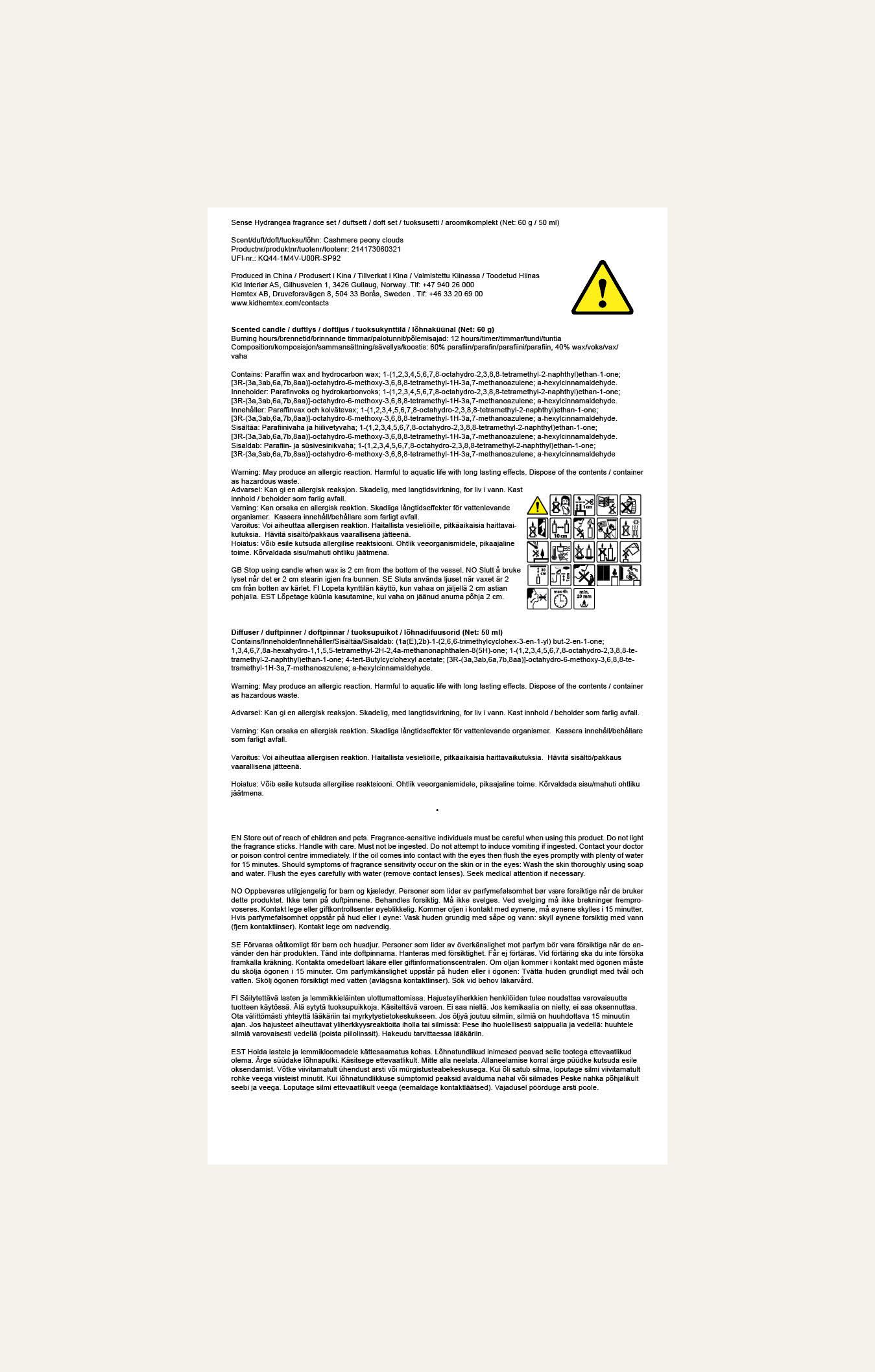 Tuoksusetti moniväri/valkoinen - 2