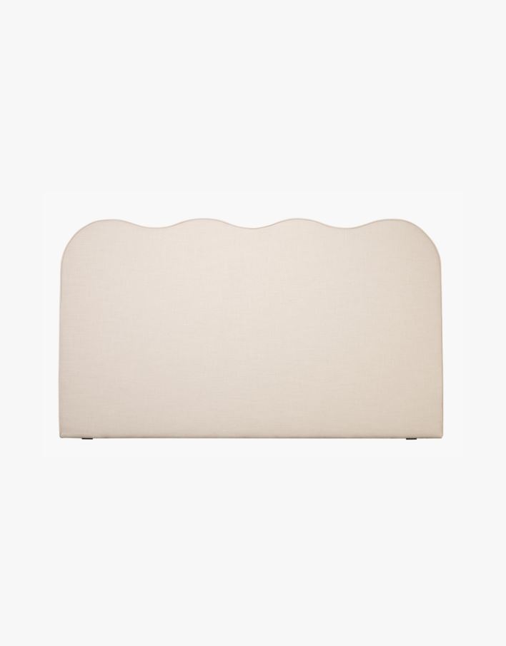 Sängynpääty beige - 197x7x113 cm beige - 1