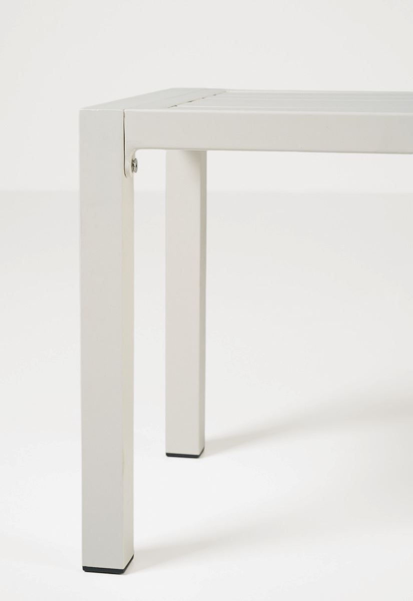 Puutarhan penkki luonnonvalkoinen - 4