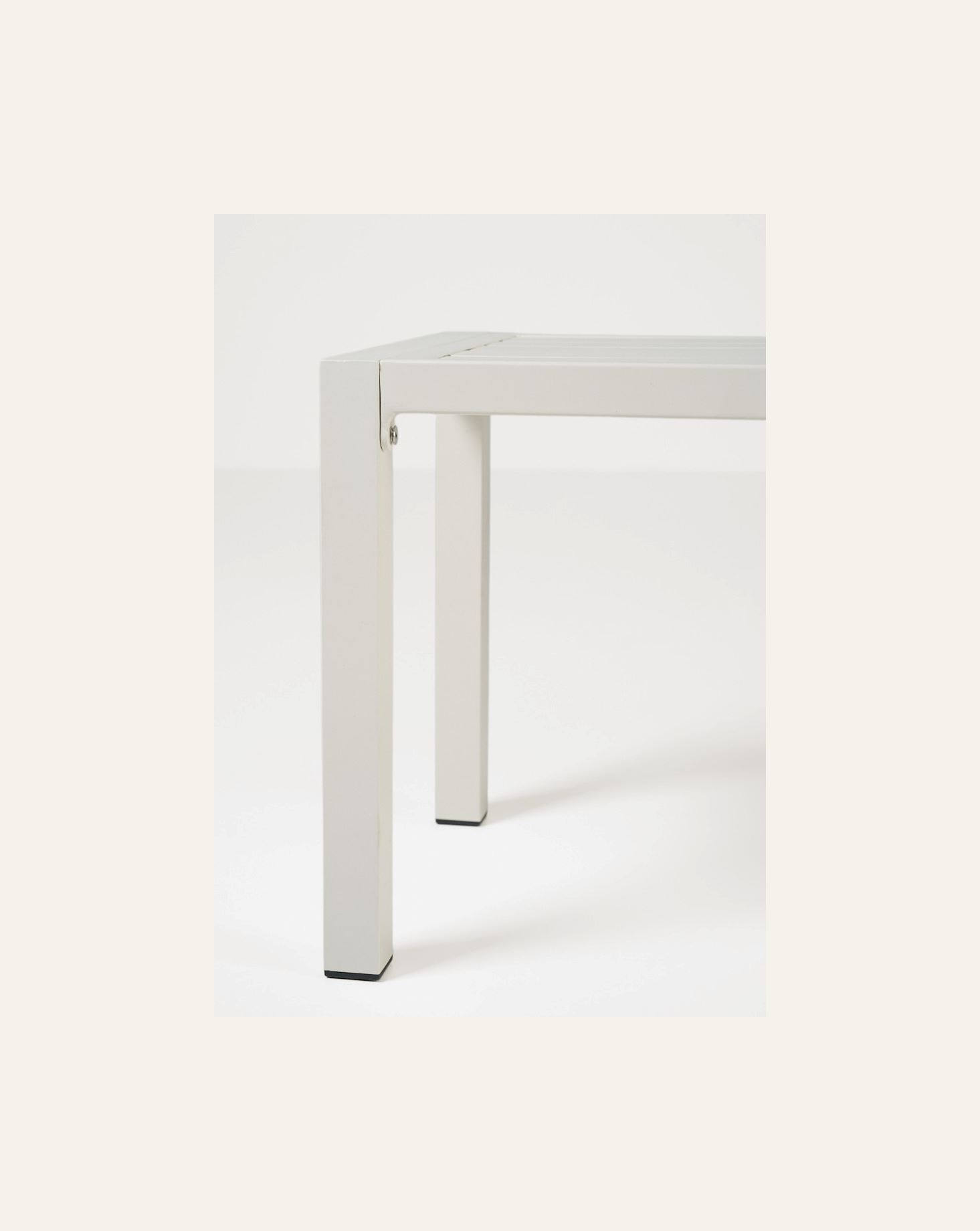 Puutarhan penkki luonnonvalkoinen - 4