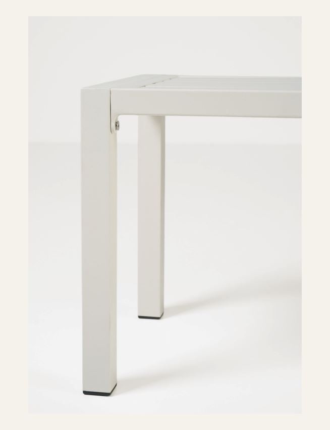 Puutarhan penkki luonnonvalkoinen - 4