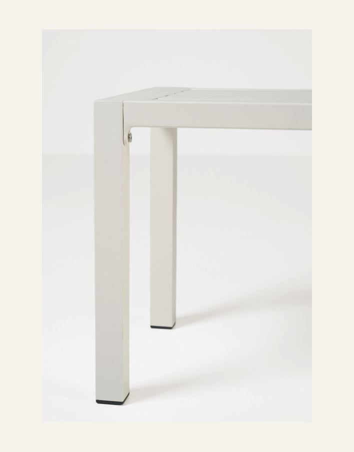 Puutarhan penkki luonnonvalkoinen - 4