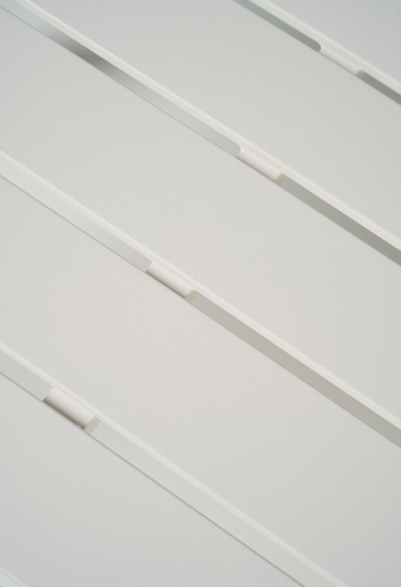 Puutarhan penkki luonnonvalkoinen - 3