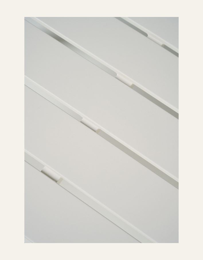 Puutarhan penkki luonnonvalkoinen - 3