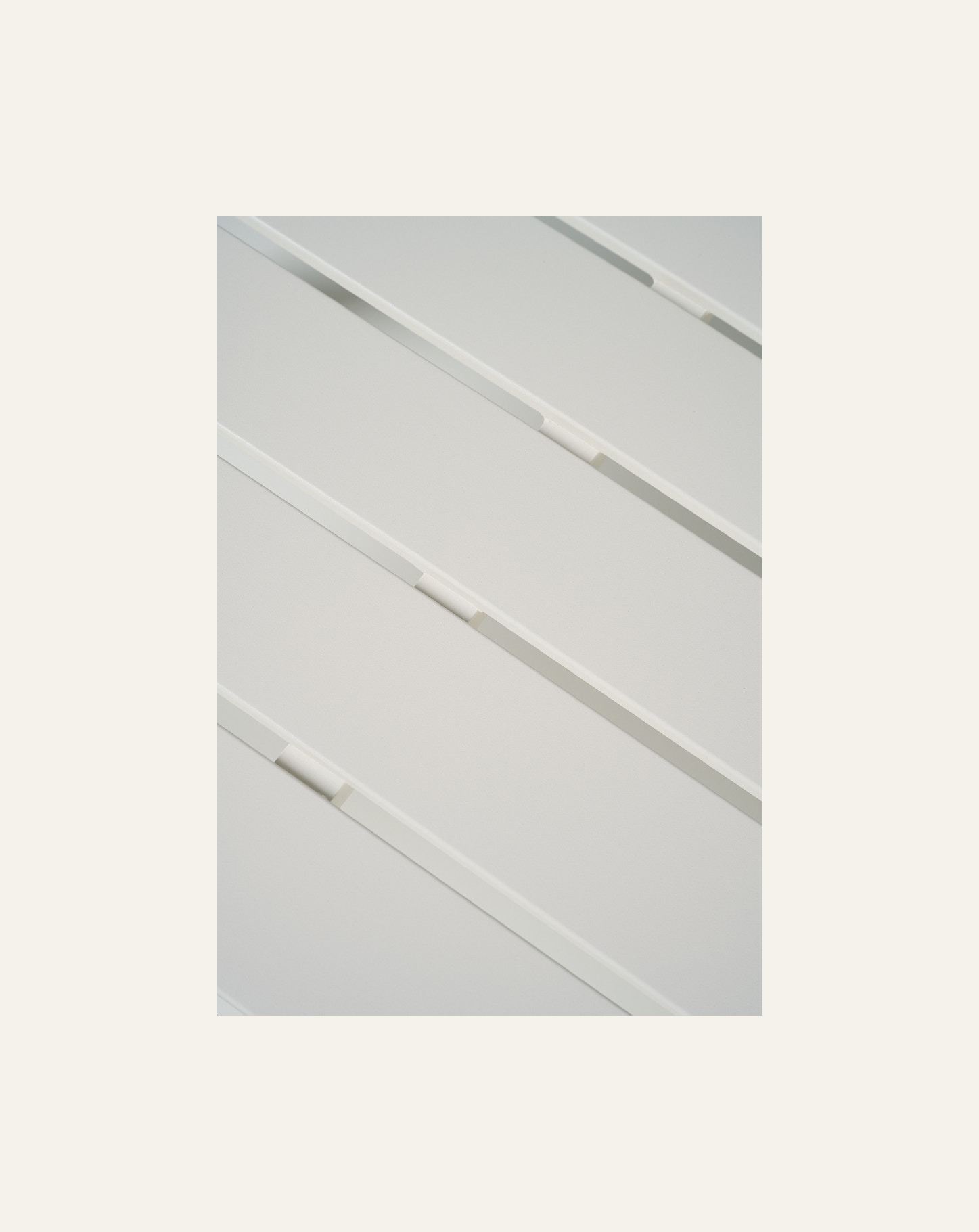 Puutarhan penkki luonnonvalkoinen - 3