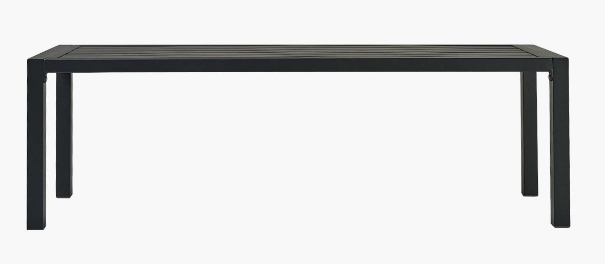 Puutarhan penkki musta - 132x40x42,5 cm musta - 1