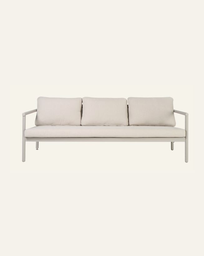 3-istuttava sohva harmaanruskea - 197x77x66,5 cm harmaanruskea - 1