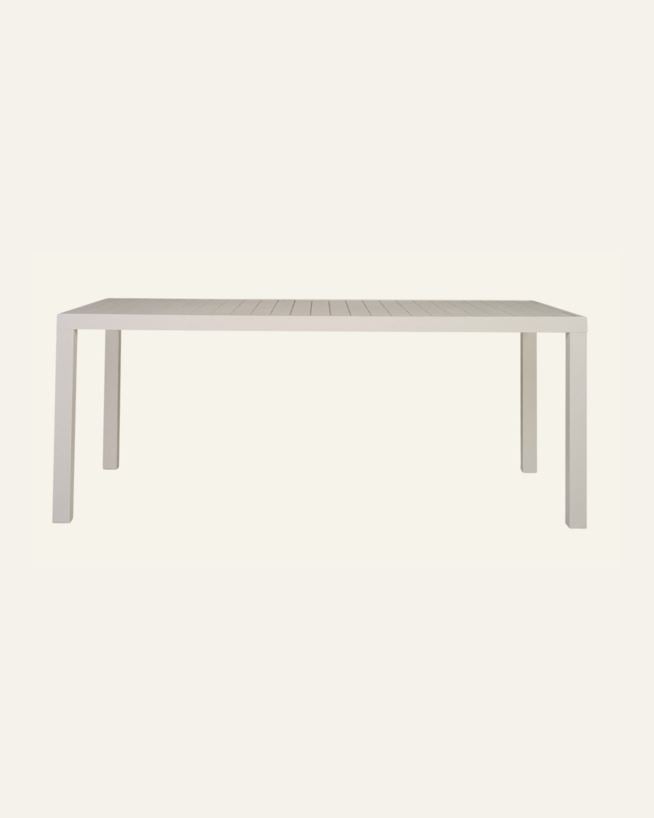 Puutarhapöytä luonnonvalkoinen - 180x90x74,5 cm luonnonvalkoinen - 1