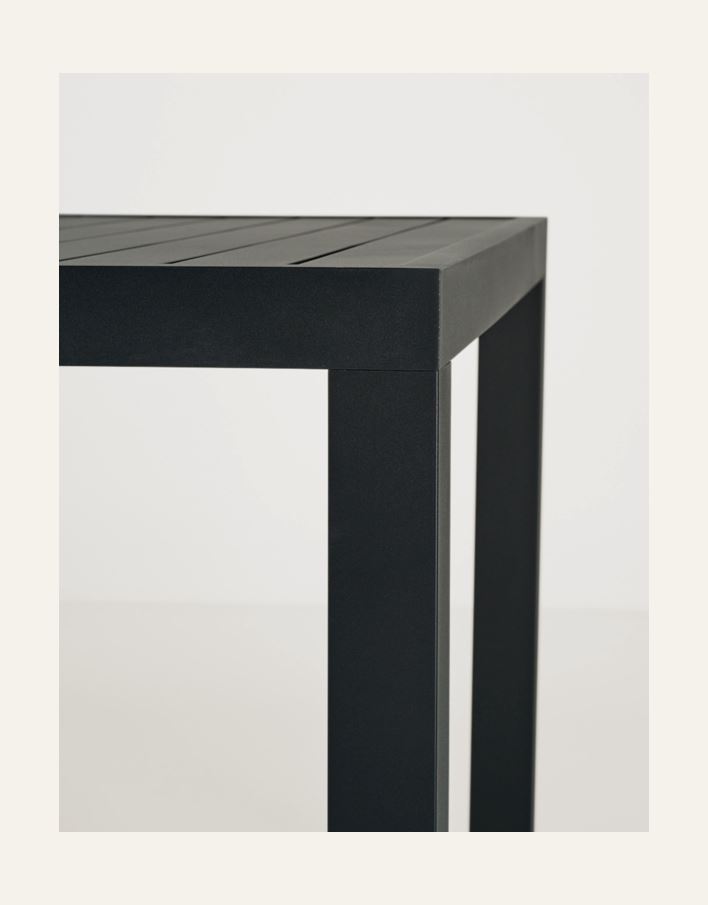 Puutarhapöytä musta - 3