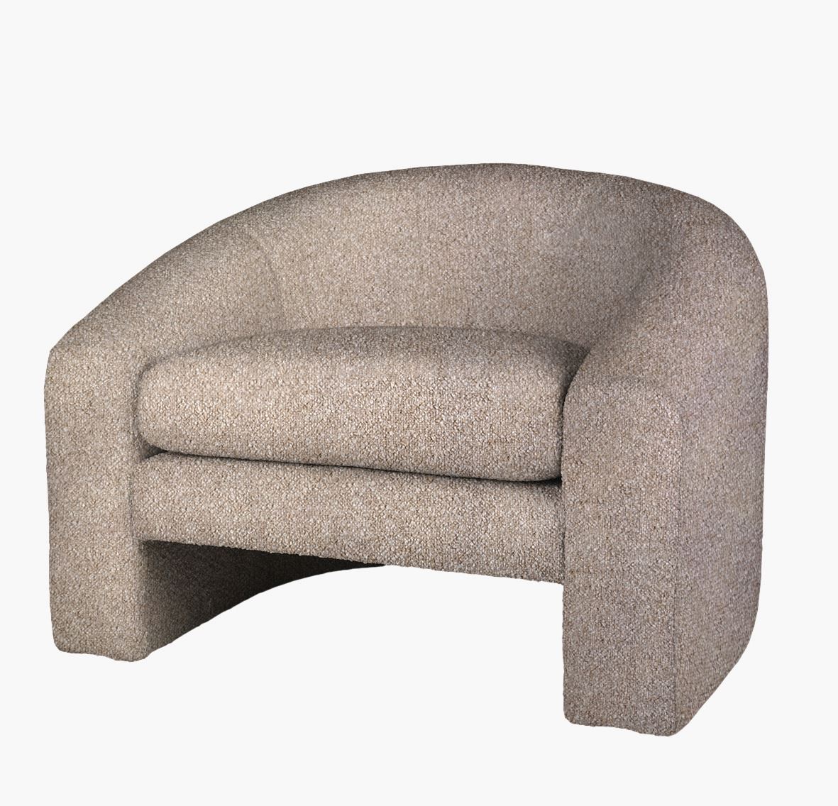 Lepotuoli harmaanruskea - 96x79x68 cm harmaanruskea  - 1