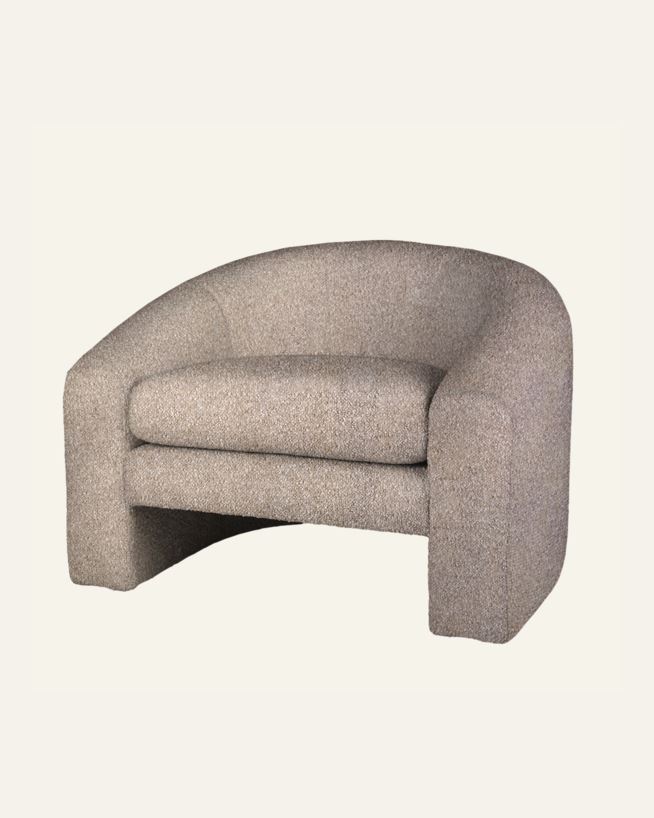 Lepotuoli harmaanruskea - 96x79x68 cm harmaanruskea - 1