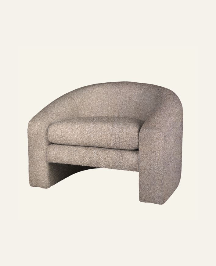 Lepotuoli harmaanruskea - 96x79x68 cm harmaanruskea - 1