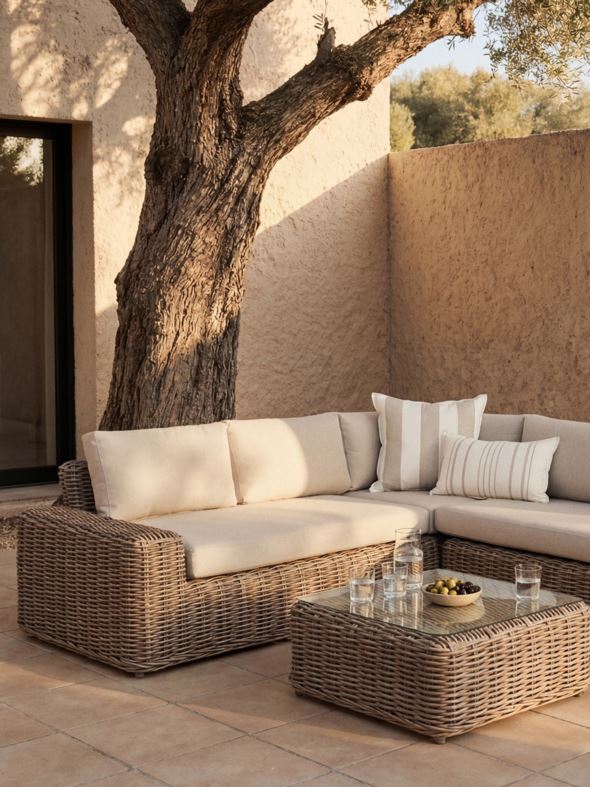 Sohvaryhmä beige - 5