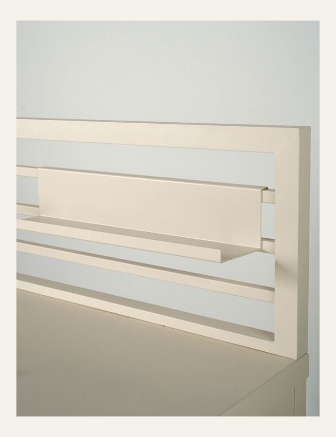 Ulkokeittiön hylly creme - 2