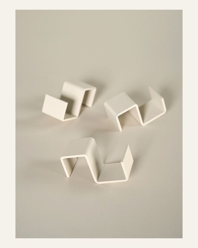 Ulkokeittiön koukkusarja creme - 5,3x2,5x3,2 cm creme - 1
