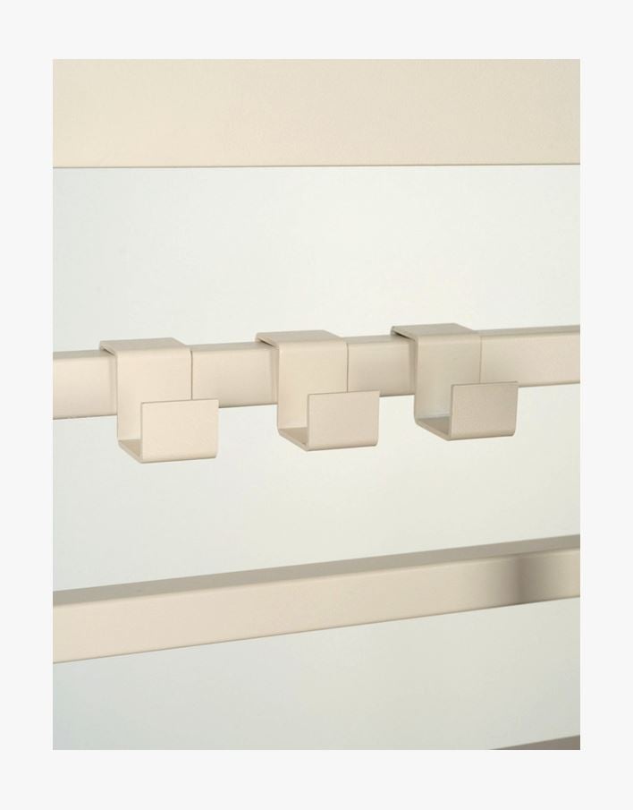 Ulkokeittiön koukkusarja creme - 5,3x2,5x3,2 cm creme - 1