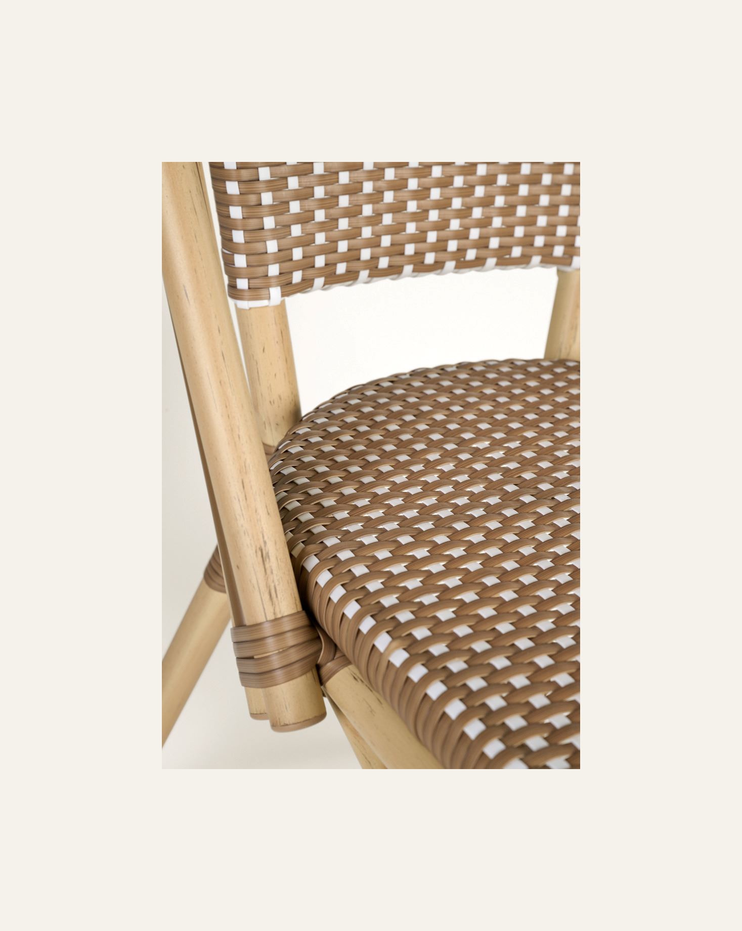 Puutarhatuoli beige - 5