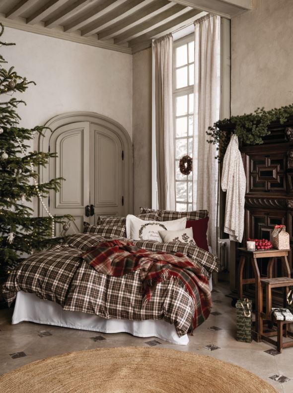 Pussilakanasetti lankavärjättyä puuvillaa moniväri - 150x210+50x60 cm moniväri - 1