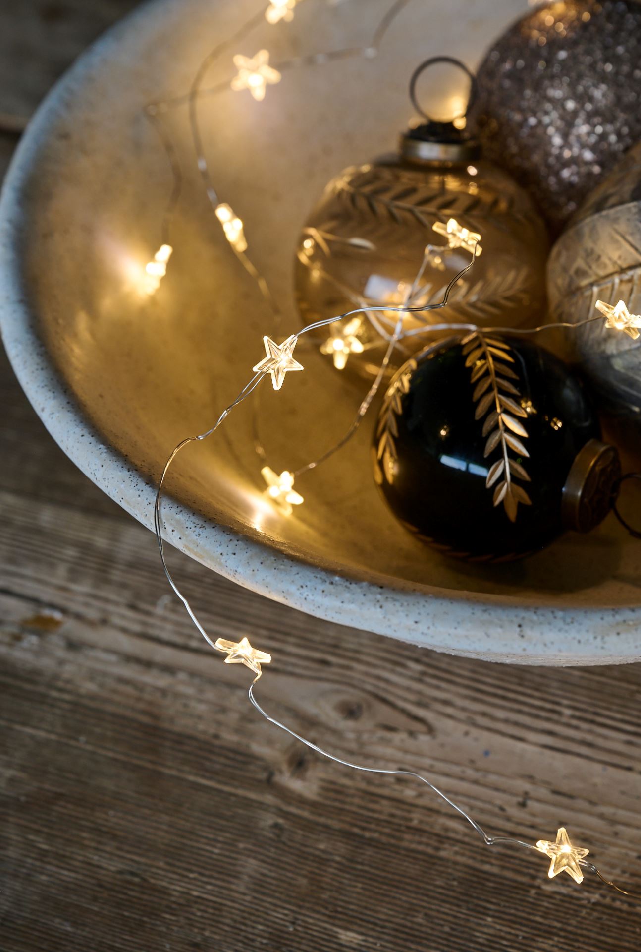 Led-valosarja hopea - 190 cm hopea - 1