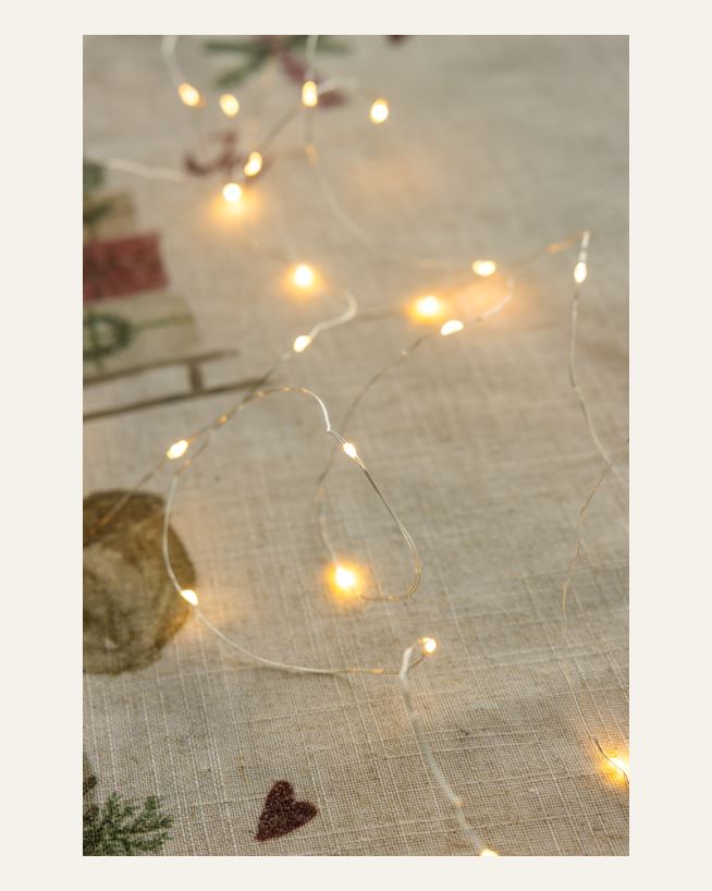 Led-valosarja hopea - 290 cm hopea - 1