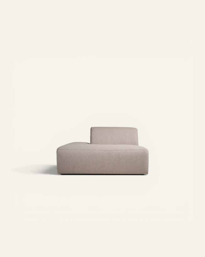 Moduuli avoin pää vasen beige - 134x93x73 cm beige - 1