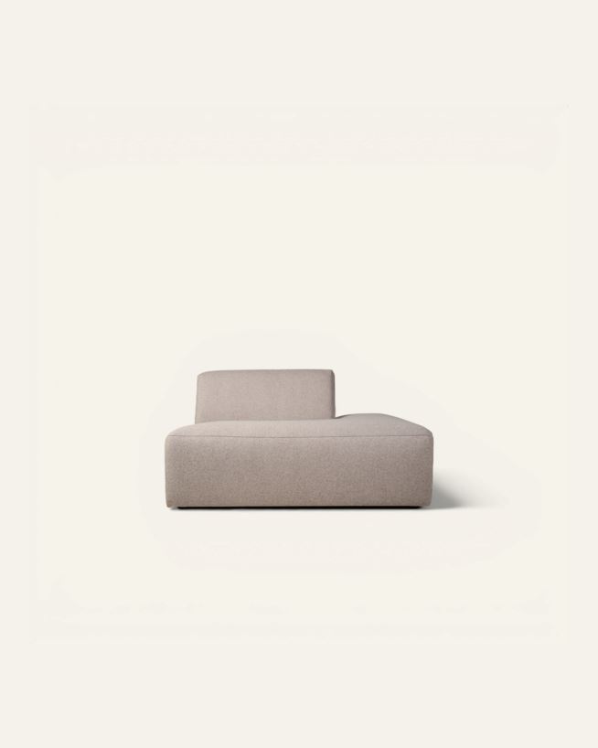 Moduuli avoin pää oikea beige - 134x93x73 cm beige - 1