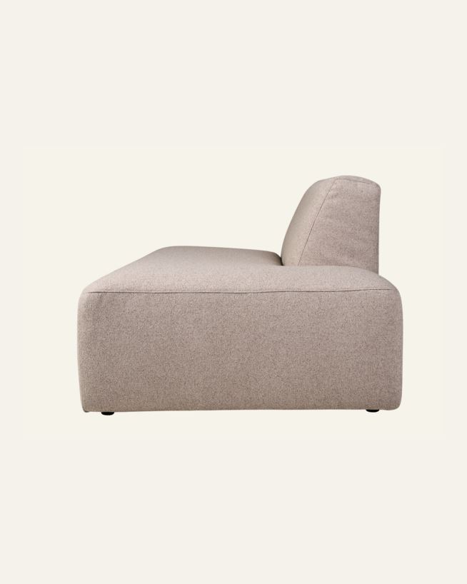 Moduuli avoin pää oikea beige - 134x93x73 cm beige - 1
