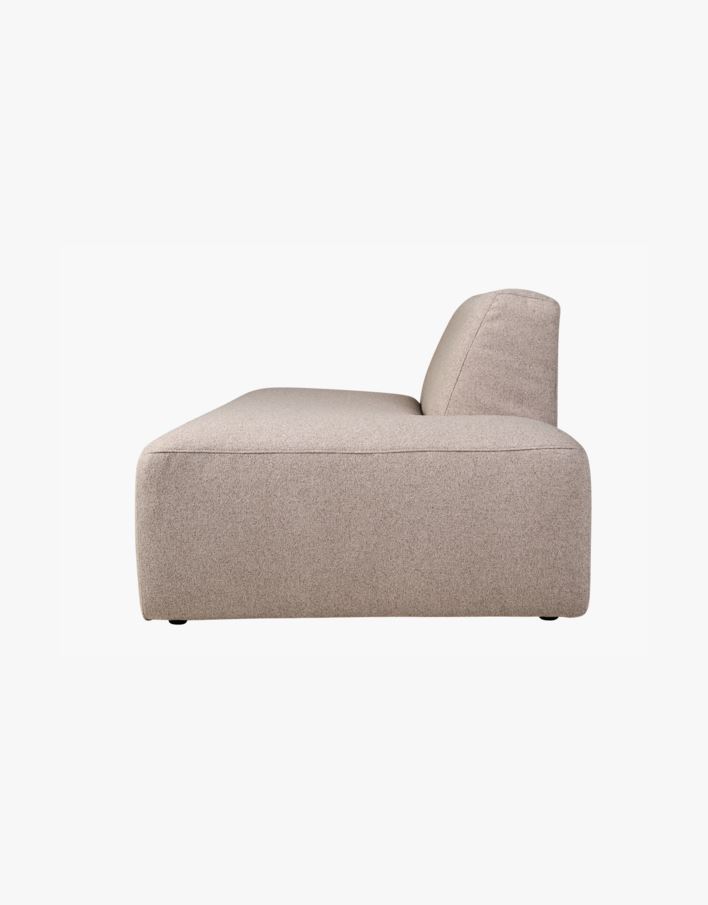 Moduulisohvaosa avoin pääty oikea beige - 134x93x73 cm beige - 1