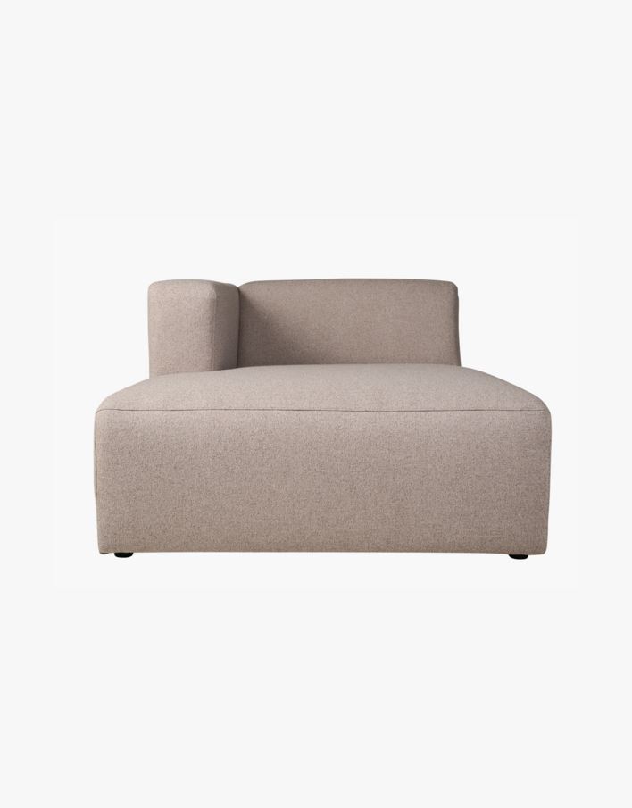 Moduulisohvaosa divaani vasen beige - 114x154x73 cm beige - 1