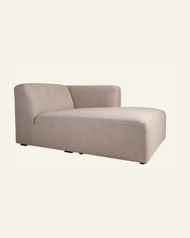 Moduuli divaani oikea beige - 154x114x73 cm beige - 1