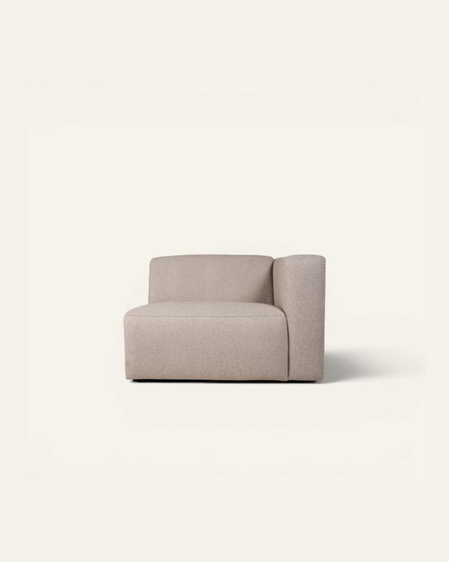 Moduuli 1,5-istuttava käsinoja oikea beige - 110x93x73 cm beige - 1