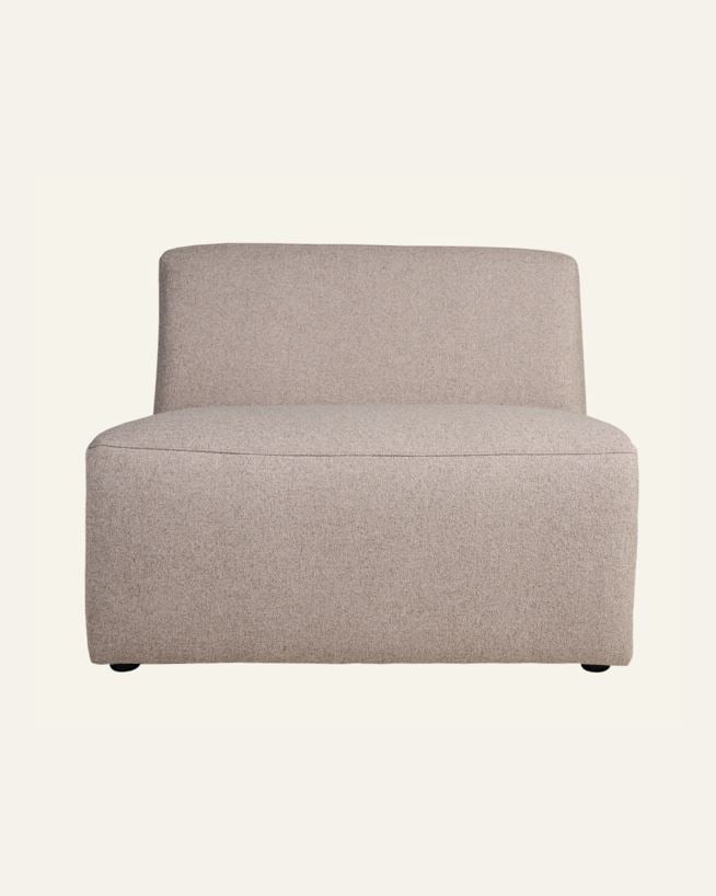 Moduuli 1,5-istuttava ilman käsinojia beige - 90x93x73 cm beige - 1