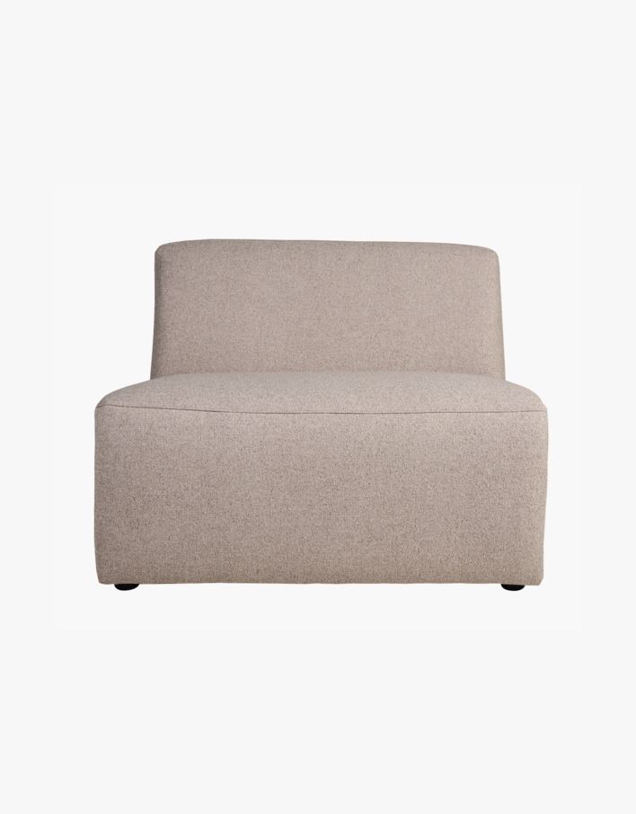 Moduulisohvaosa 1,5-istuttava ilman käsinojaa beige - 90x93x73 cm beige - 1