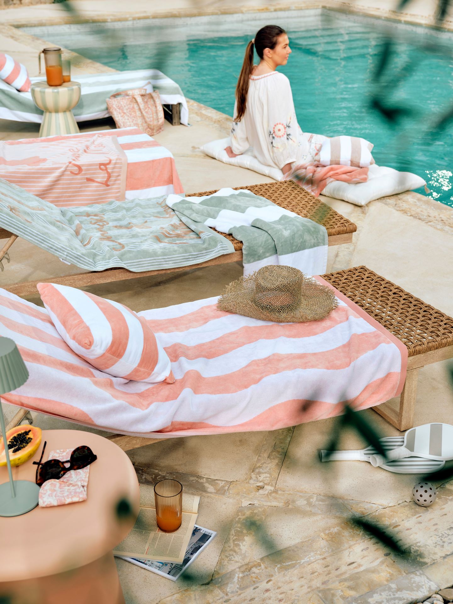 Kylpypyyhe roosa - 2