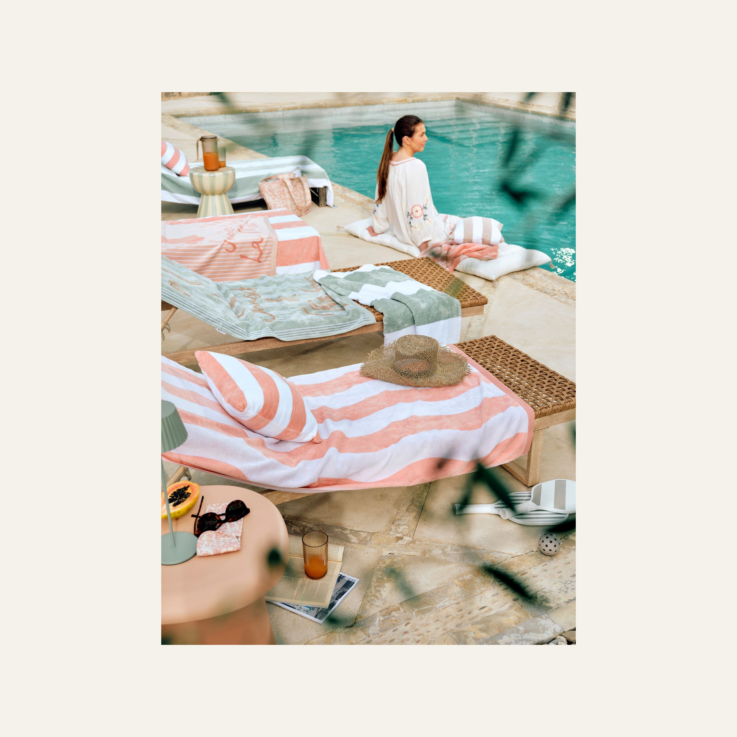 Kylpypyyhe roosa - 2