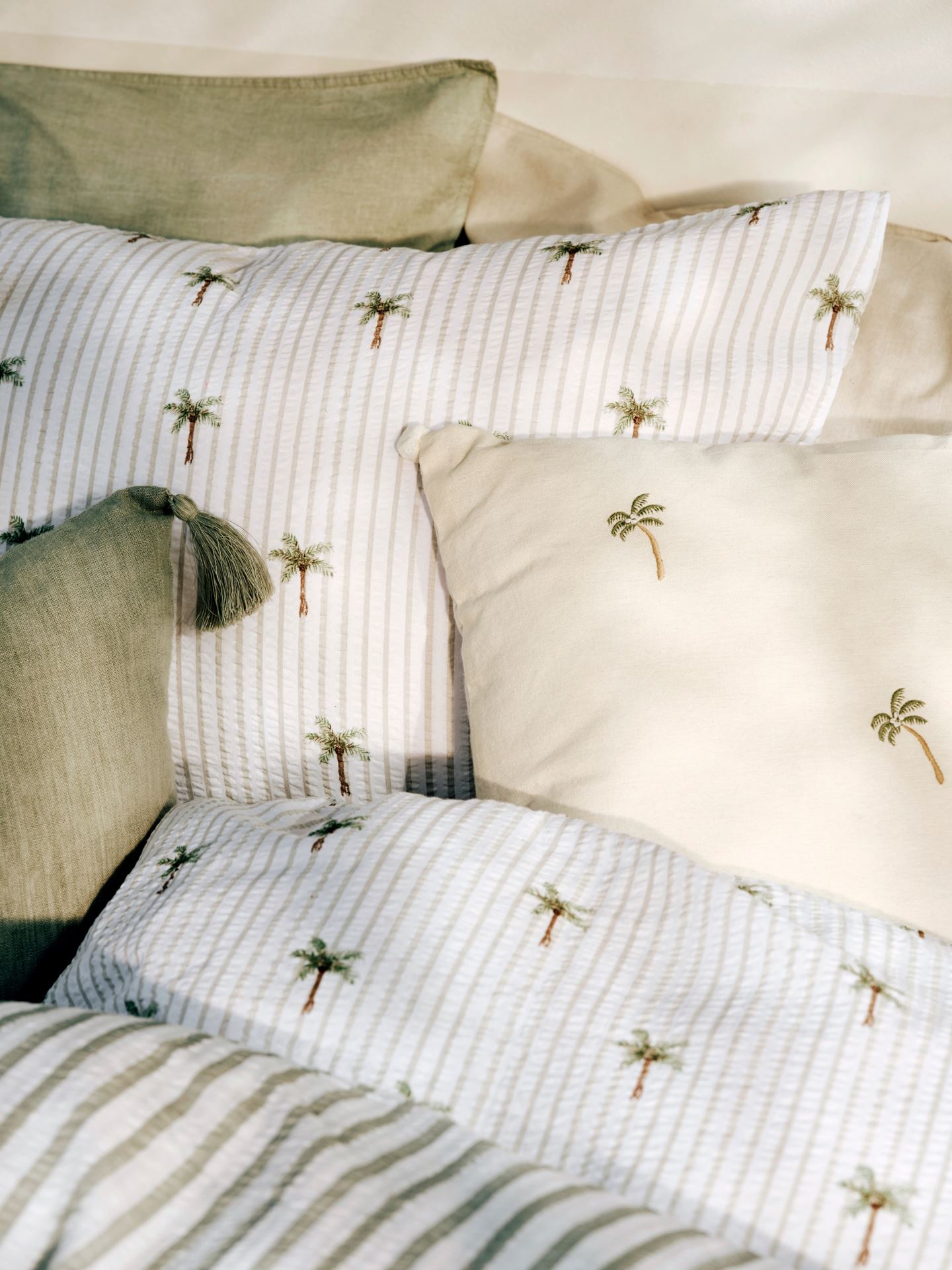 Pussilakanasetti kreppipuuvillaa moniväri - 6