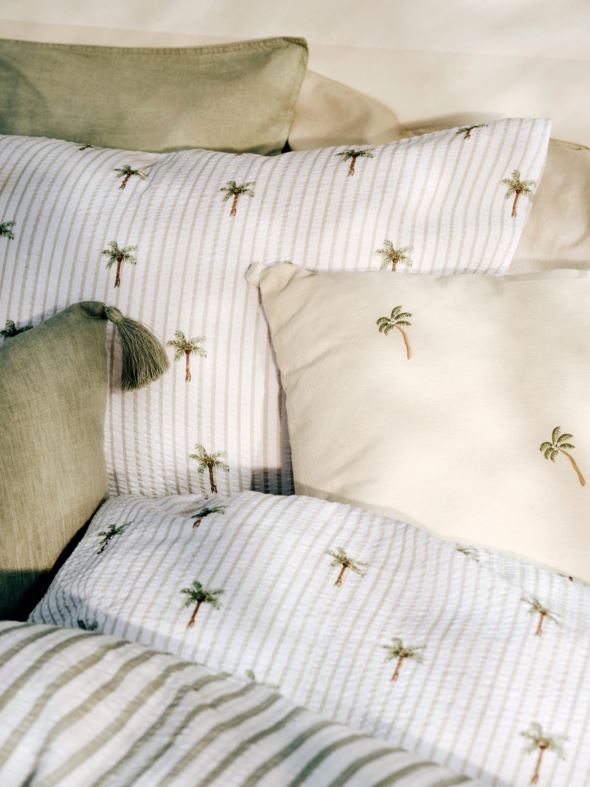 Pussilakanasetti kreppipuuvillaa moniväri - 6