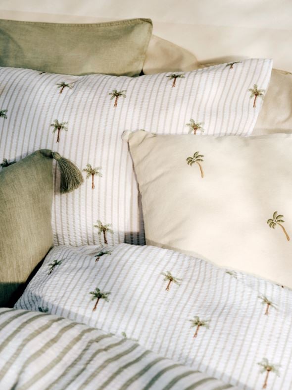 Pussilakanasetti kreppipuuvillaa moniväri - 6