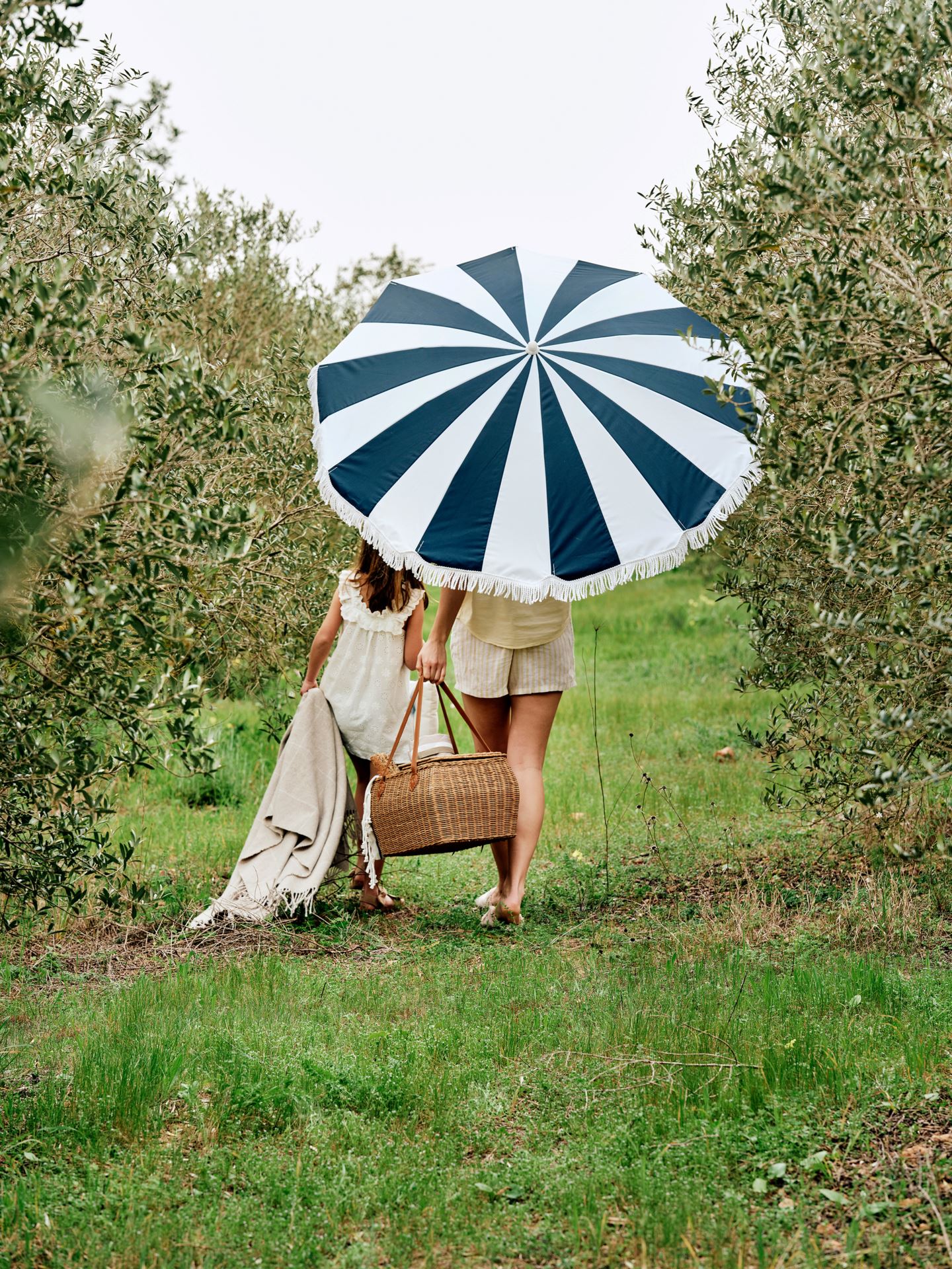 Aurinkovarjo moniväri/sininen - 6