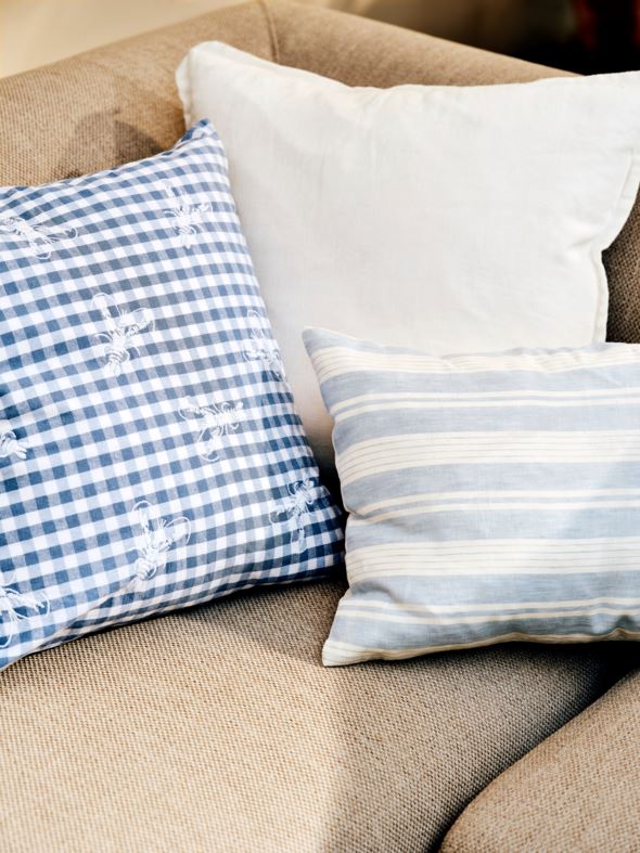 Koristetyynynpäällinen moniväri/sininen - 4